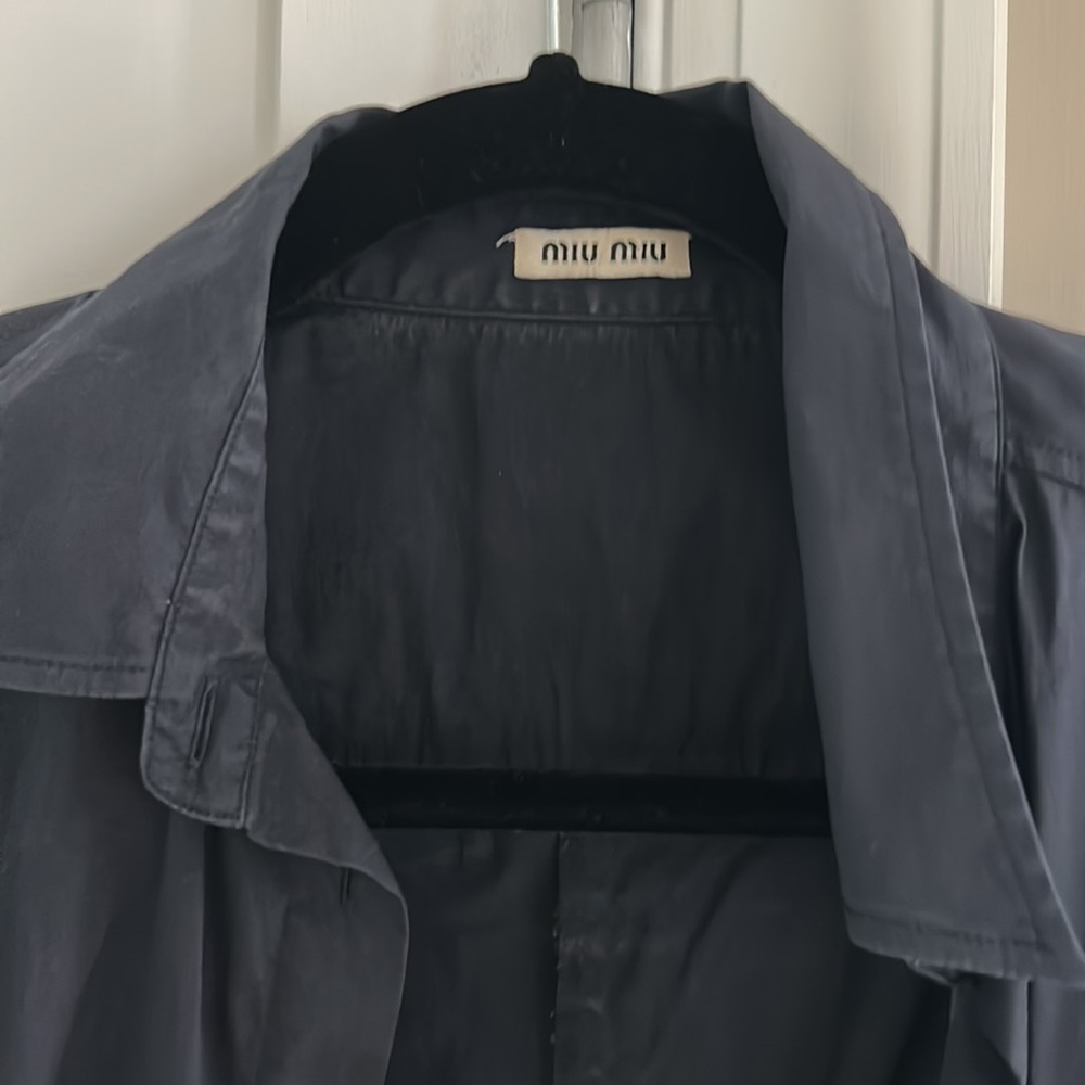 Miu Miu Navy Button Down - image 2